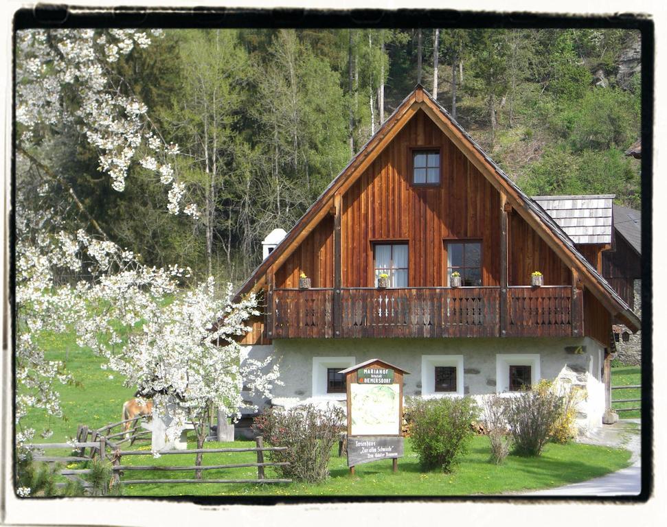 Ferienhaus "Zur Alten Schmiede" Mariahof Eksteriør billede